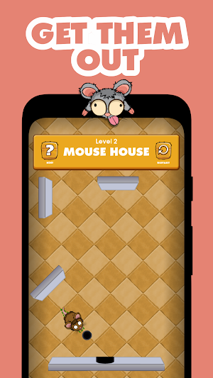 Mouse House: Fun Game with Logic and Simple Angles Screenshot 2