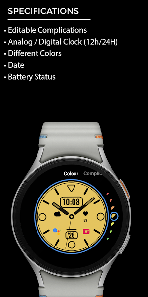 Night ver 23 - watch face Screenshot 3