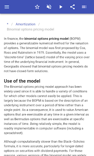 Financial mathematics Screenshot 2