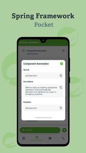 Spring Framework Pocket Screenshot 3