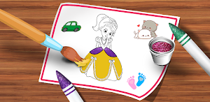 Princess Doll Coloring Book Screenshot 2