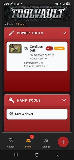 ToolVault Screenshot 2