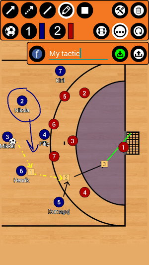 Handball Tactic Board Screenshot 2