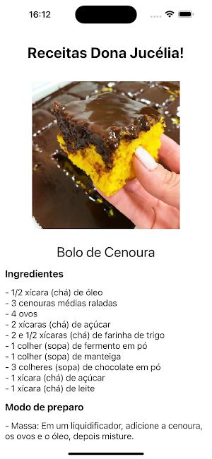 Receitas Dona Jucélia Screenshot 2
