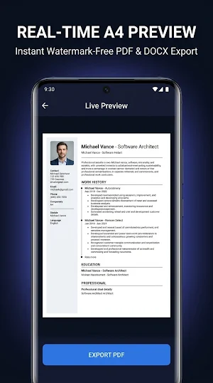 RowaCV: AI Resume Builder Screenshot 2