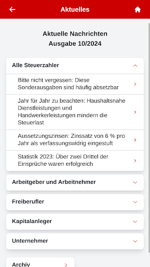 Meine Steuerberater-App Screenshot 1