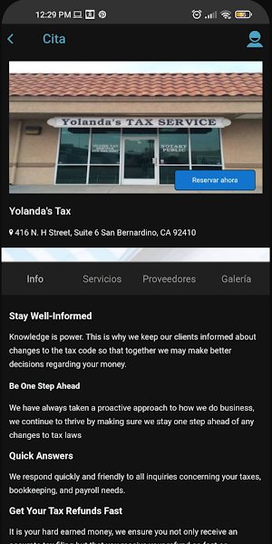 Yolanda Tax Screenshot 1