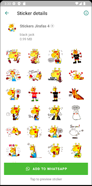 Stickers de Jirafas Screenshot 3