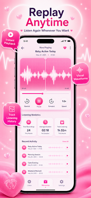 Baby Bond : Heartbeat Listener Screenshot 1