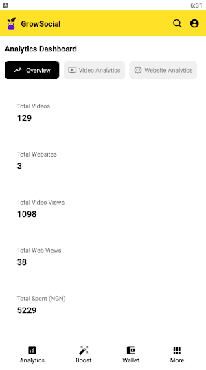 GrowSocial: Earn Big, Go Viral Screenshot 1