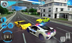 US Police Car Real Robot Transform: Robot Car Game Screenshot 2
