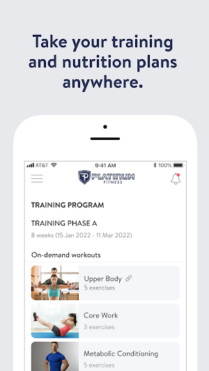 Platinum Fitness Screenshot 2