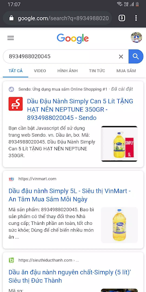 Quét Mã Vạch, Mã QR, Hàng Giả Screenshot 1