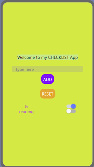 Checklist App by Oluwatunmise Screenshot 2