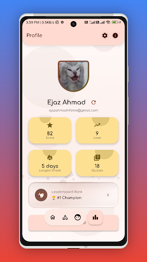 AskMeUp – Quiz & Learning App Screenshot 2