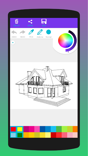 House Coloring Book Screenshot 3