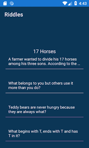 Riddle - Question and Solution Screenshot 1