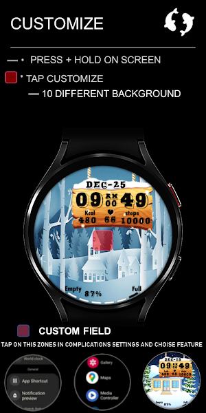 Christmas Watch Face Screenshot 3
