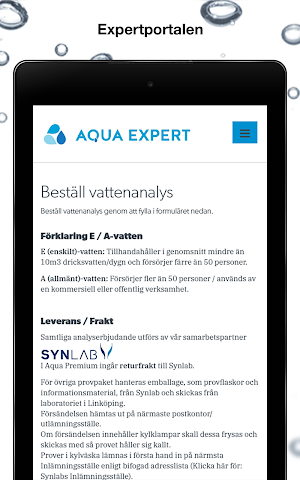 Expertportalen Screenshot 2