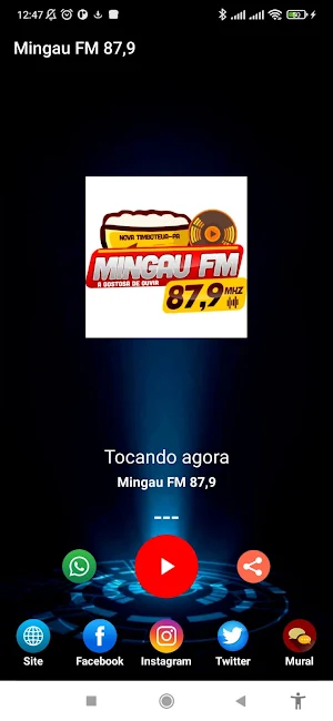 Mingau FM 87,9 Screenshot 1