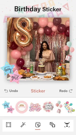 Happy Birthday Video Maker Screenshot 1