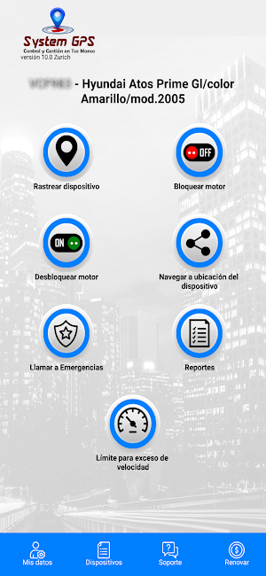 System GPS Screenshot 1