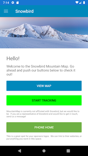Snowbird Mountain Map Screenshot 2