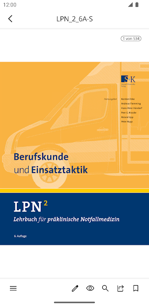 Rettungsdienst Bibliothek Screenshot 1
