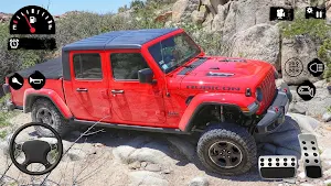 US Pickup Jeep Offroad Driving Simulator 2021 Screenshot 0