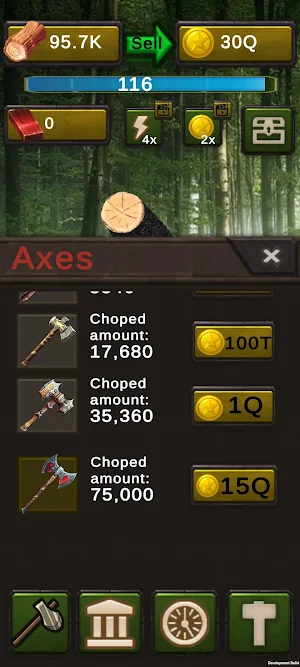 Idle Wood: Chop & sell Screenshot 1
