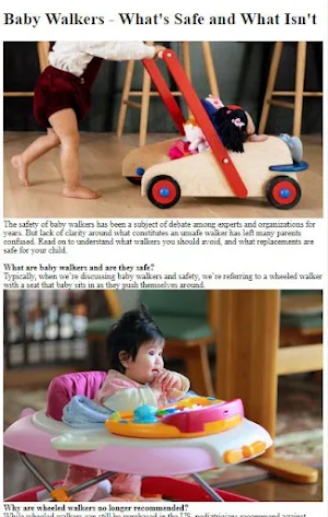 Baby Walkers Tutorial Screenshot 1