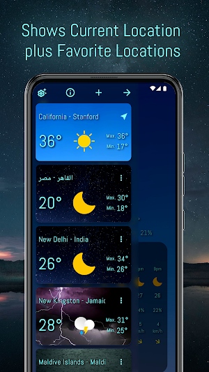 Weather forecast daily-hourly Screenshot 1