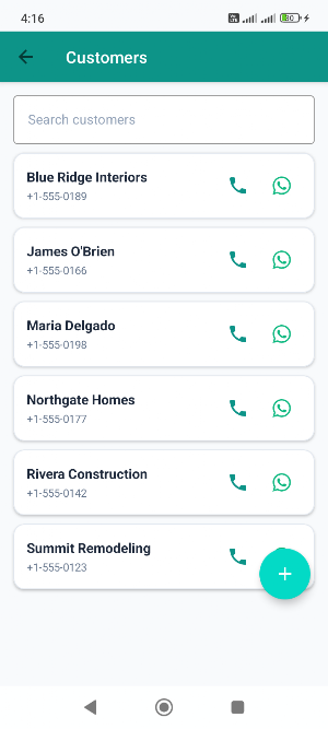 Drywall Estimator Screenshot 2
