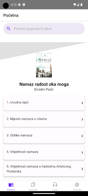 Namaz radost oka moga - Pezić Screenshot 0