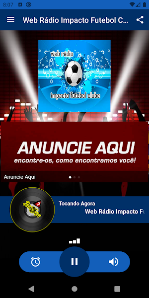 Rádio Impacto Futebol Clube Screenshot 2
