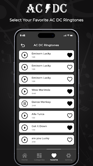 AC DC Ringtones Screenshot 2