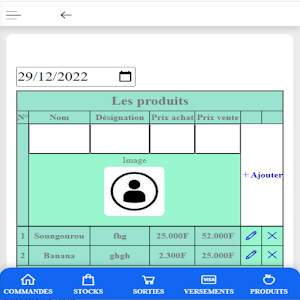 Gestion de stock KAYENDE Screenshot 3
