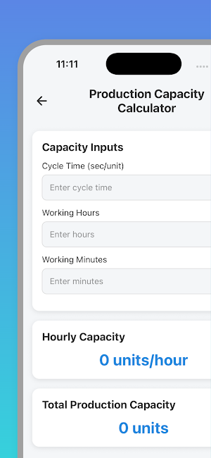 OEE Calculator Screenshot 3
