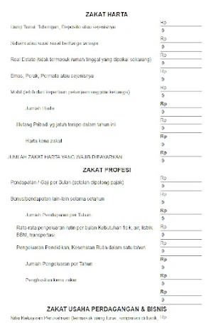 Kalkulator Zakat Screenshot 0