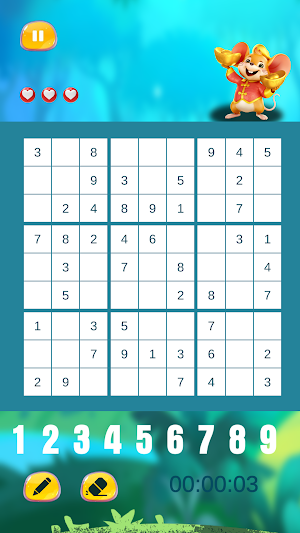 Sudoku Cartoon Screenshot 1