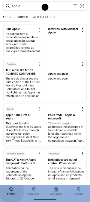 ALC Library Screenshot 1