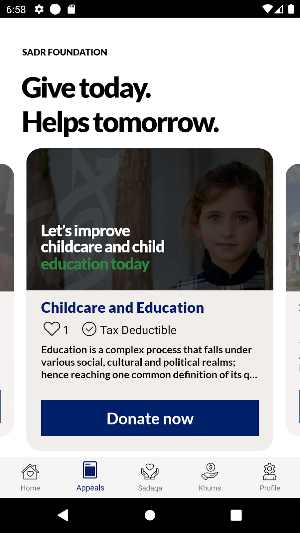Sadr Foundation Screenshot 1