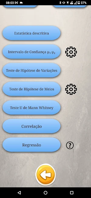Estatística GTED - UFFS Screenshot 3