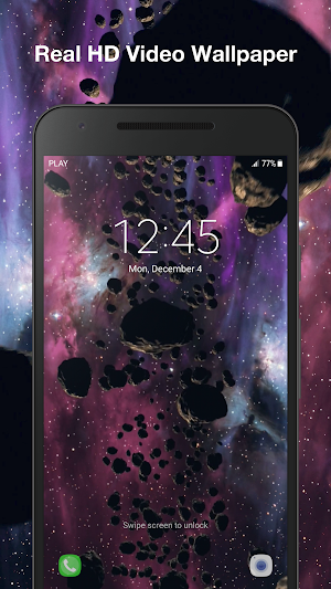 Asteroids 3d Live Wallpaper Screenshot 2