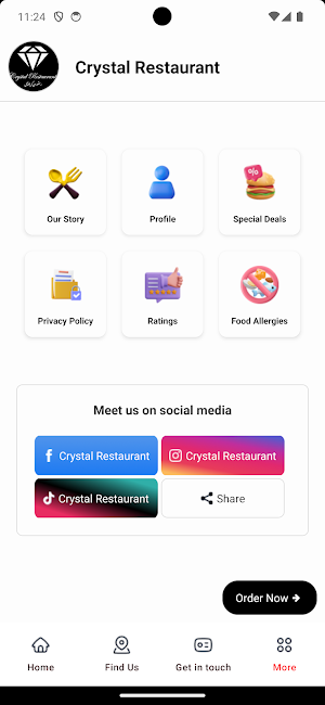 Crystal Restaurant Croydon Screenshot 3
