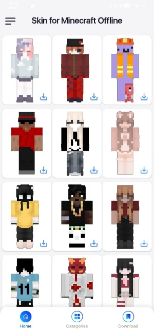 Skin for Minecraft Offline Screenshot 0