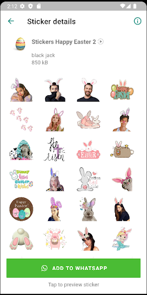 Stickers Happy Easter Screenshot 2