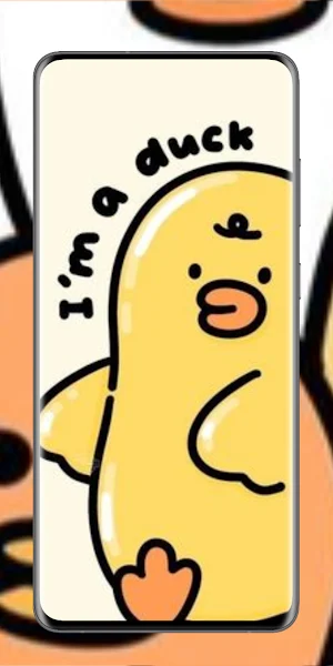 Cute Duck Aesthetic Wallpapers Screenshot 1