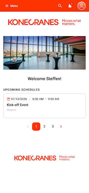 Konecranes Events Screenshot 1