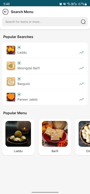 Jagdish Sweets Screenshot 3